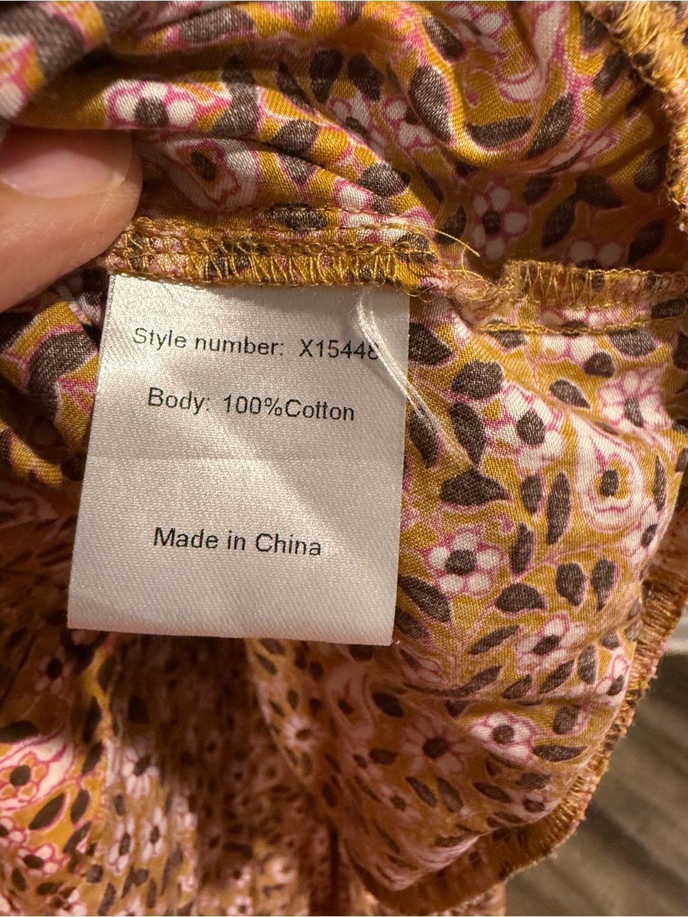 XiRENA Lenox puffed sleeve Floral Midi Dress XS honeysuckle orange Boho - Picture 9 of 9